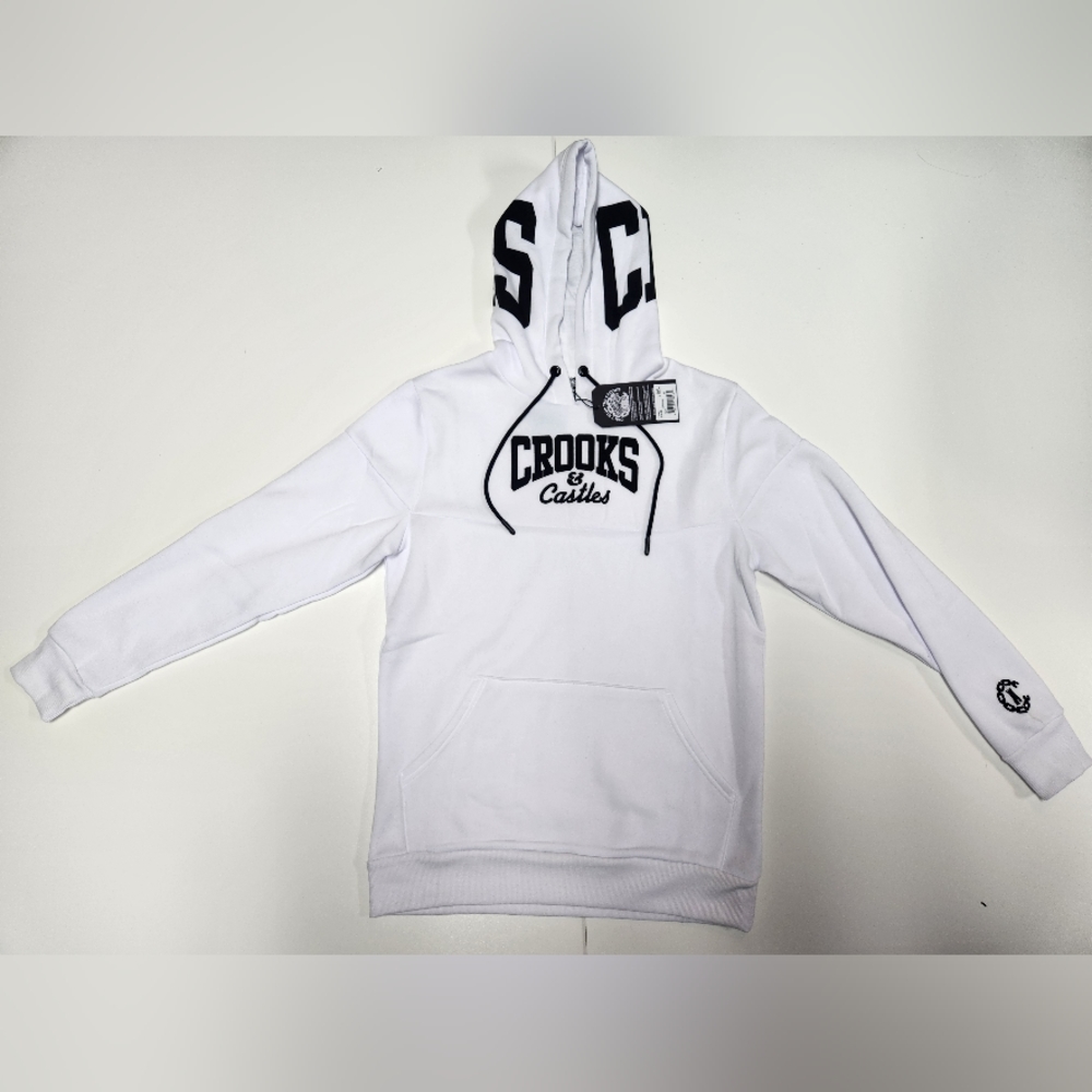 Crooks and Castles White Hoodie